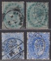 Click for more photos and details India used Iraq 1882-1902 QV ½a, KEVII 2a6p Selection Used with BAGDAD Postmarks