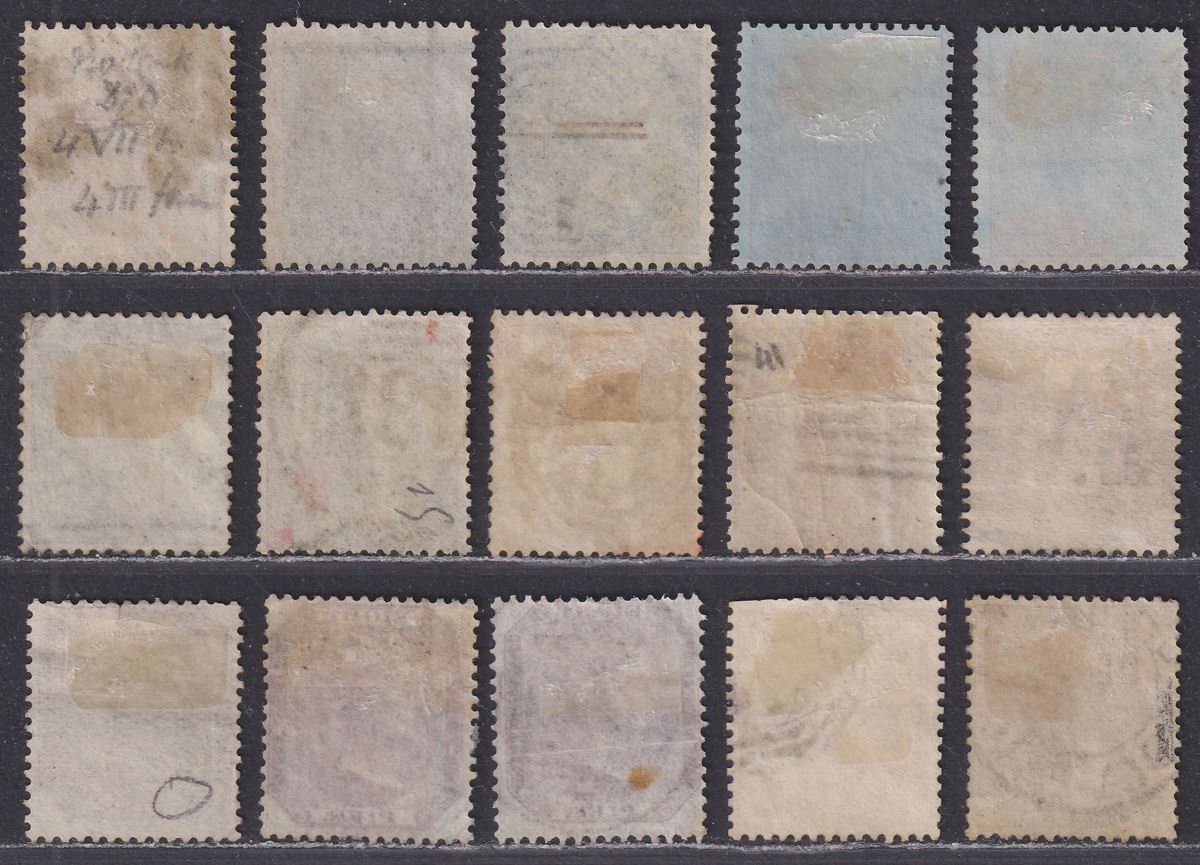 India 1855-60 Queen Victoria Unwatermarked Selection to 8a Used