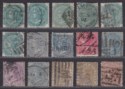 India 1866-76 Queen Victoria Selection to 1r Used