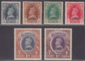 Click for more photos and details Indian States Jind 1941 KGVI Overprint Set to 2r Mint SG127-132 cat £70 toned