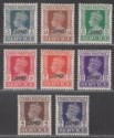 Click for more photos and details Indian States Jind 1939-43 KGVI Official Overprint Part Set to 8a Mint