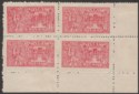 Click for more photos and details Indian States Travancore 1937 Temple Entry Proclamation 6ca Block Mint SG60 £17
