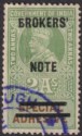 Click for more photos and details India 1912 KGV Revenue Brokers