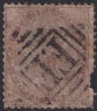 India used Abyssinia 1865 QV 1a Brown Used SG AZ3 w FF Postmark Very FAULTY