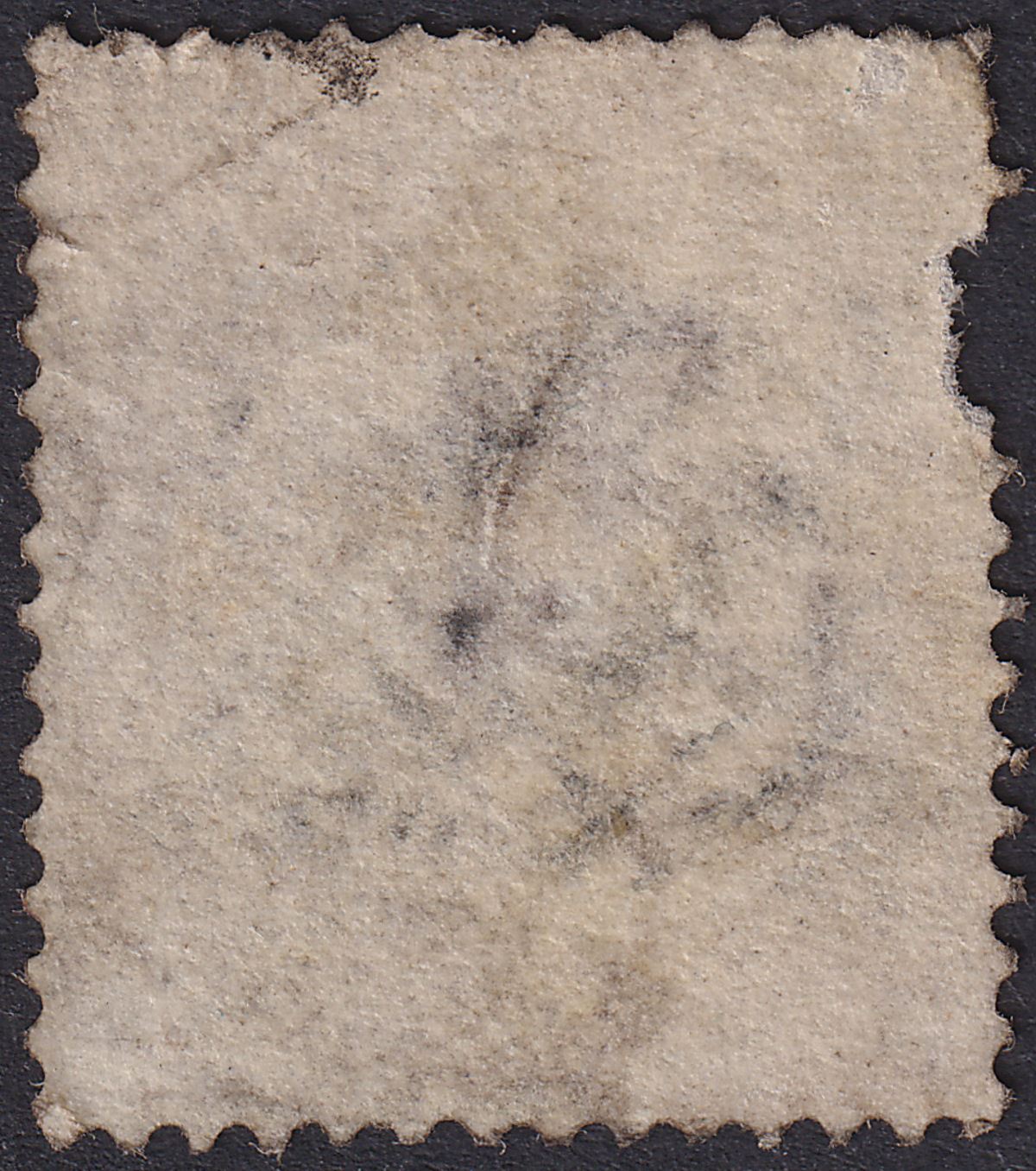 India used Abyssinia 1865 QV 1a Brown Used SG AZ3 w FF Postmark Very FAULTY