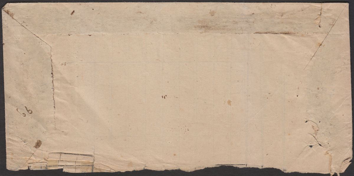 Indian States Duttia 1919 Ganesh 4a Lilac, 2a, ½a Imperf Used Registered Cover