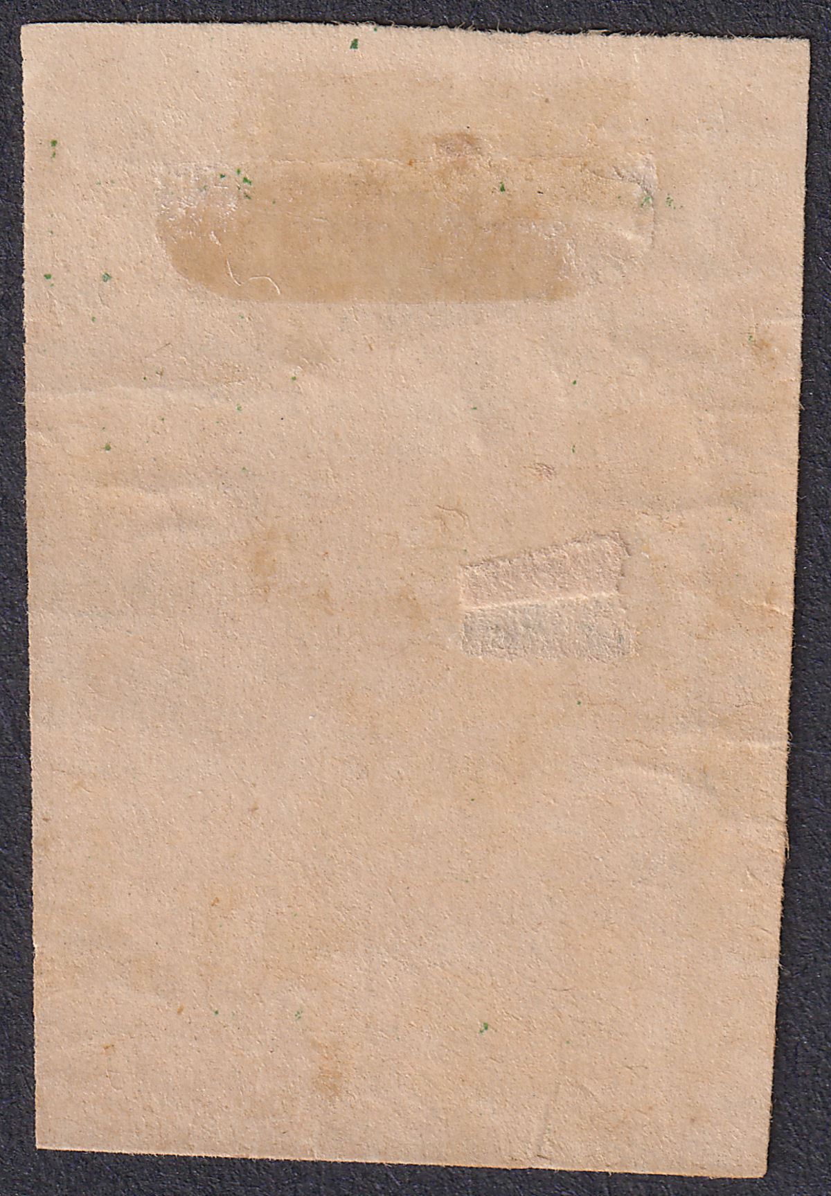 Indian States Jhalawar 1890 QV ¼a Green Horizontal Laid Paper Imperf Used SG2