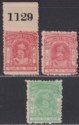 Indian States Morvi 1932 Maharaja Lakhdirji 3p Shades, 6p Mint SG8-9b