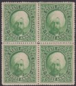 Indian States Sirmoor 1899 Raja Surindra Bikram Parkash 3a Block of 4 SG30 c £44