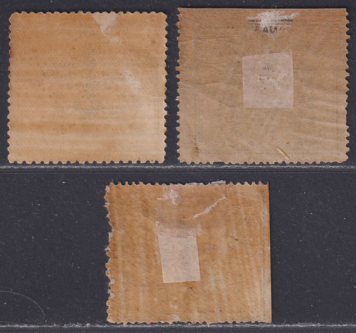 Indian States Wadhwan 1888-94 QV ½ Pice Black Selection Mint - TONED