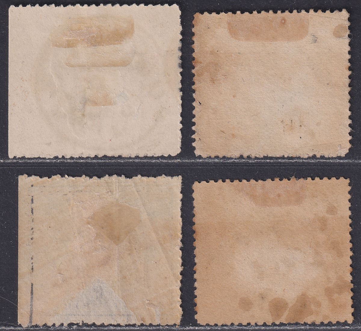 Indian States Wadhwan 1888-94 QV ½ Pice Black Selection Used