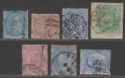 Click for more photos and details India Used in Iraq QV-KEVII Selection with BAGDAD Postmarks Baghdad