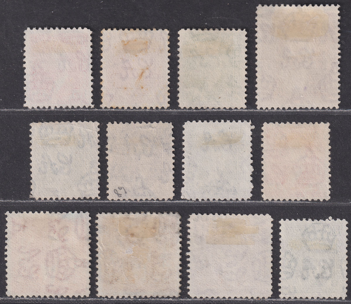 Iraq 1927-31 KGV King Faisal I 1r / Set to 5r Used SG78-90 at £120