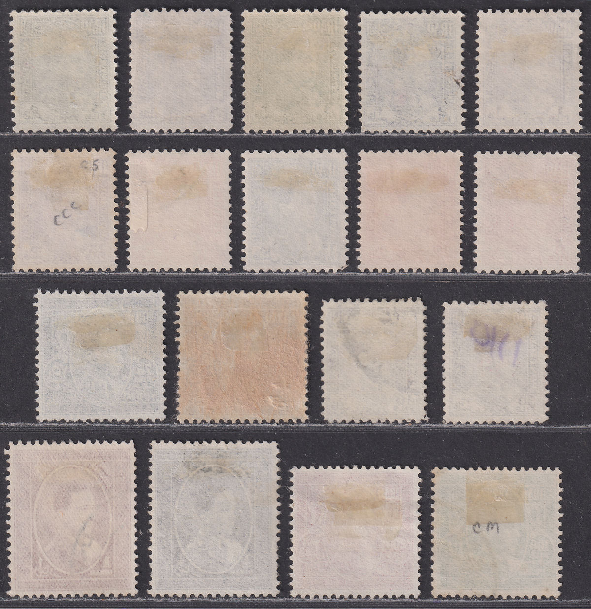 Iraq 1934-38 King Ghazi Set Mostly Used SG172-189