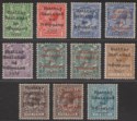 Click for more photos and details Ireland 1922 Provisional Government Overprint Set Mint SG1-9 cat £60+ w Red Opts