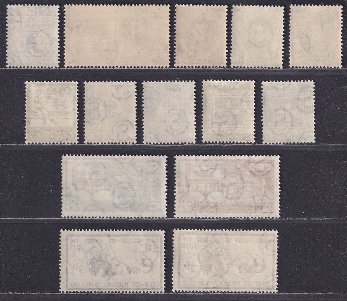 Ireland 1929-38 Selection Mint - Emancipation, Constitution Day, Temperance