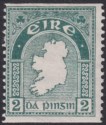 Ireland 1934 2d Grey-Green Imperf x p14 Mint SG74a cat £40