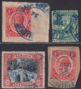 Jamaica 1901-12 KEVII-KGV Selection Used w ANNOTTO BAY Govt Railway Postmarks