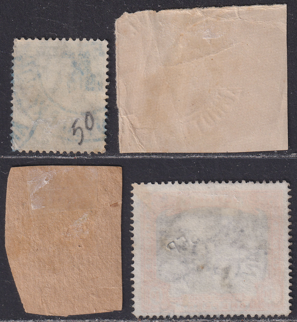 Jamaica 1901-12 KEVII-KGV Selection Used w ANNOTTO BAY Govt Railway Postmarks