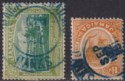 Jamaica 1912-22 KGV 1d, 1½d Used with DANKS Government Railway Postmarks