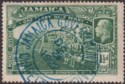 Jamaica 1922 KGV 1½d Used with Blue CHAPELTON Government Railway Postmark