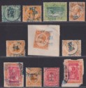 Jamaica 1912-21 KGV Selection Used with KINGSTON Government Railway Postmarks