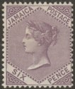 Click for more photos and details Jamaica 1909 KEVII 6d Lilac Mint SG52