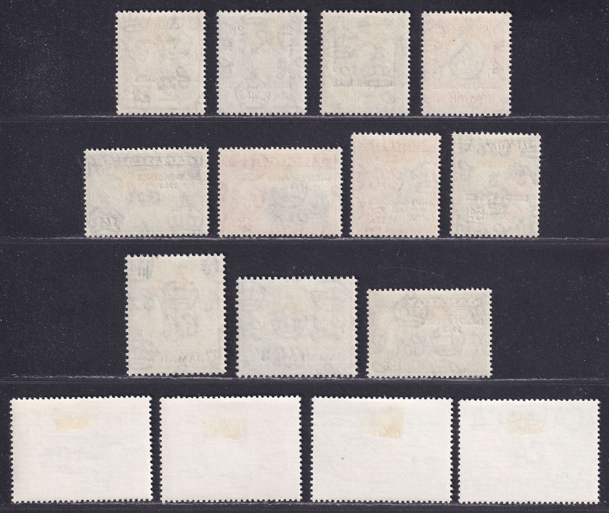 Jamaica 1962 Independence Overprint Set to 10sh Mint cat £38