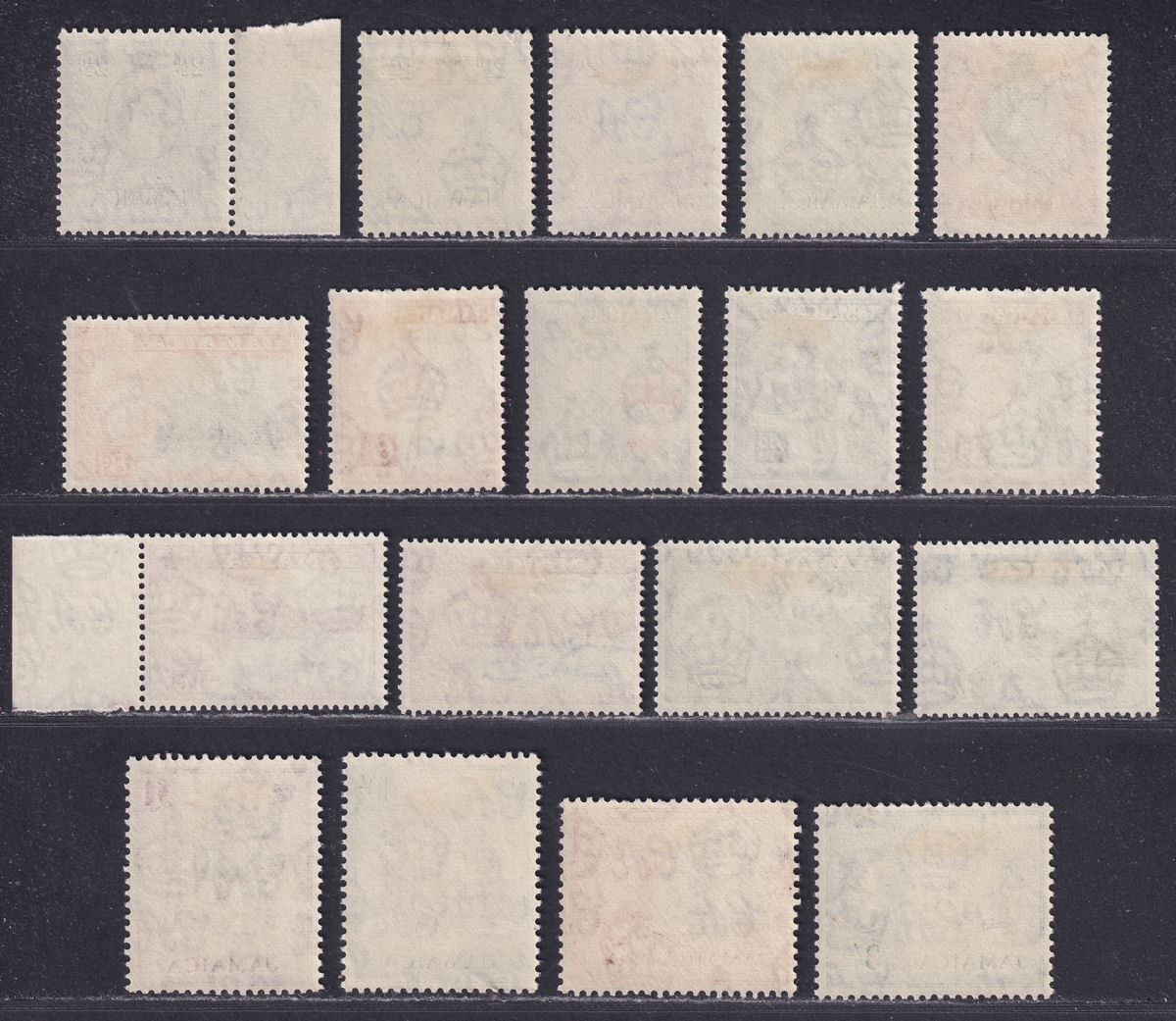 Jamaica 1956-58 Queen Elizabeth II Set Mint SG159-174 cat £120