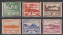 Click for more photos and details Jersey 1943-44 KGVI War Occupation Set Mint SG3-8 cat £30 with faults