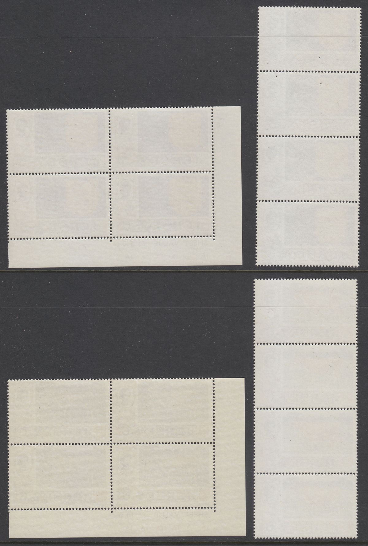 Jersey 1969 Queen Elizabeth II Block Full Set Mint SG15-29 inc some Plate Nos