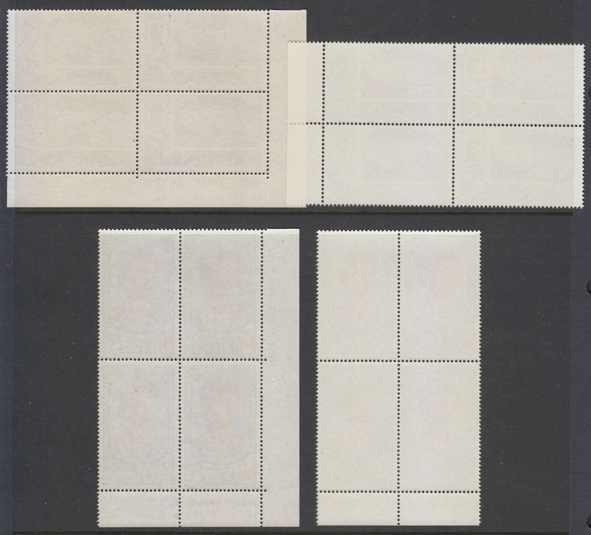 Jersey 1969 Queen Elizabeth II Block Full Set Mint SG15-29 inc some Plate Nos