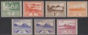 Jersey 1943-44 KGVI War Occupation Set Mint SG3-8 cat £30 toned gum
