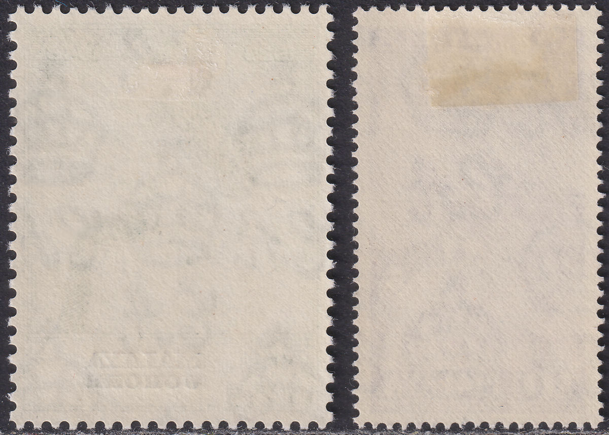 Malaya Johore 1948 KGVI Royal Silver Wedding 10c and $5 Mint SG131-132 cat £30
