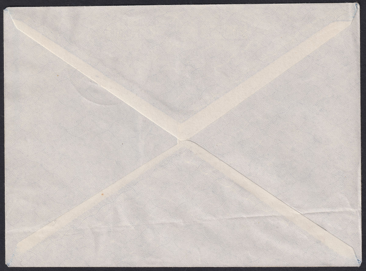 Jordan 1953 Postage Red Overprint Palestine Tax 1m Used Cover SG395 cat £65