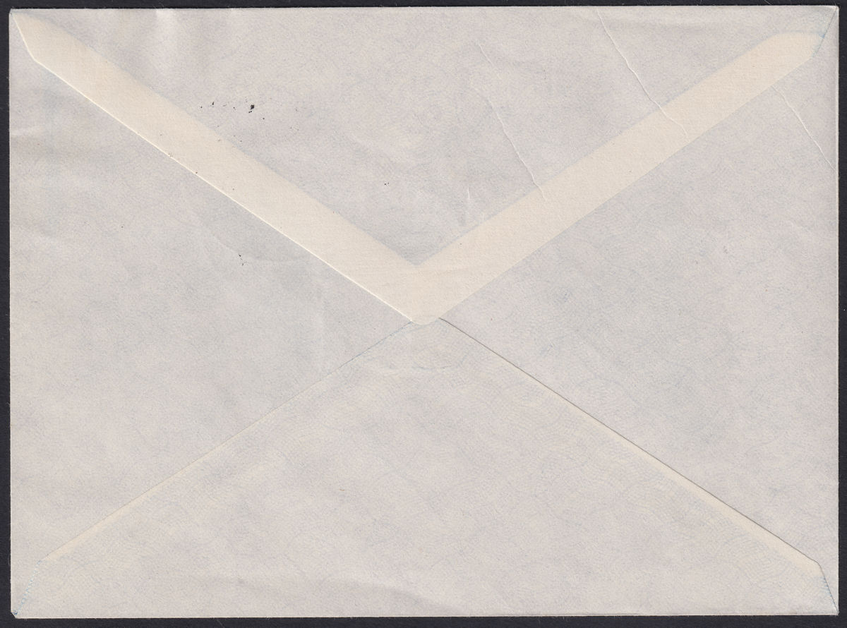 Jordan 1953 Postage Black Overprint Palestine Tax 1m Used Cover SG395a Unpriced