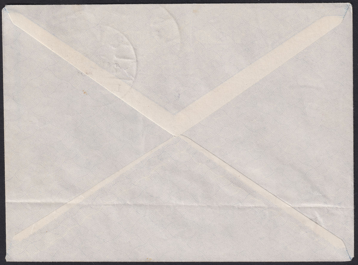 Jordan 1953 Postage Overprint Palestine Tax 3m Used on Cover SG396 cat £65