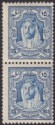 Click for more photos and details Transjordan 1936 KGV Emir Abdullah 15m Ultramarine p13½x14 Pair Mint SG200a c£90