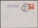 Jordan 1953 Postage Opt Tax 100f on 100m Used First Day? Cover SG407 cat £100