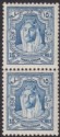 Transjordan 1936 KGV Emir Abdullah 15m Ultramarine p13½x14 Pair Mint SG200a c£90