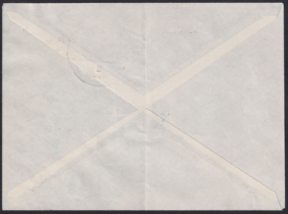 Jordan 1953 Postage Black Overprint on Tax 3m Used on Cover SG388c cat £65