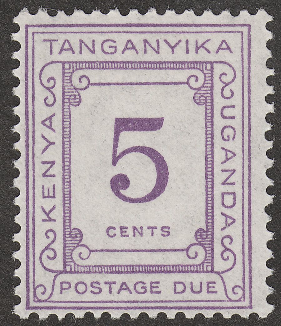 Kenya Uganda Tanganyika 1935 Postage Due 5c Violet Mint SG D7