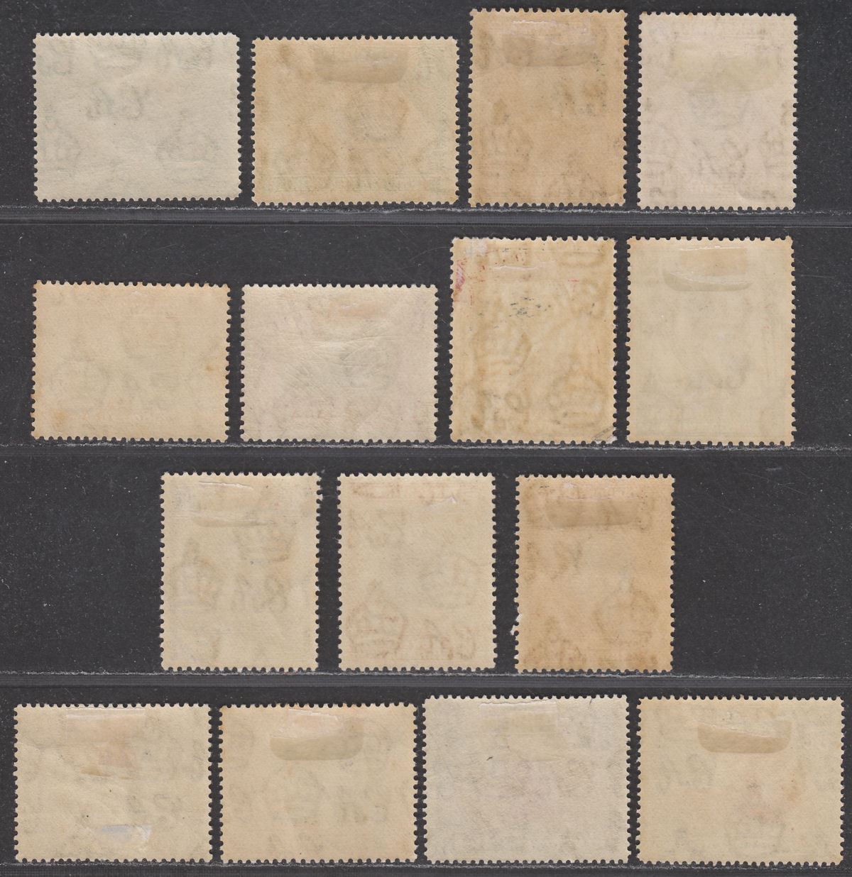 Kenya Uganda Tanganyika 1935 King George V Set to 65c Mint SG110-117 with Shades