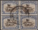 Click for more photos and details Kenya Uganda Tanganyika 1942 KGVI 70c Surch Block Crescent Moon Flaw Used SG154a