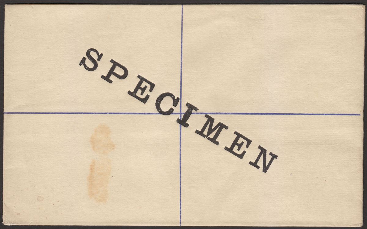 Kenya and Uganda 1923 KGV 50c SPECIMEN Opt 50c Registered G Postal Stat Cover