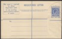 Click for more photos and details Kenya Uganda Tanganyika 1952 KGVI 40c Registered G Postal Stat Cover Unused