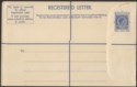 Click for more photos and details Kenya Uganda Tanganyika 1952 KGVI 40c Registered H Postal Stat Cover Unused