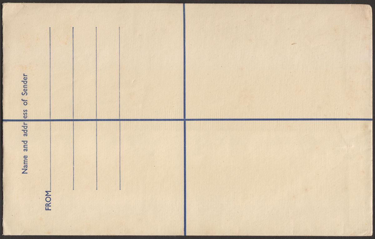 Kenya Uganda Tanganyika 1952 KGVI 40c Registered H Postal Stat Cover Unused