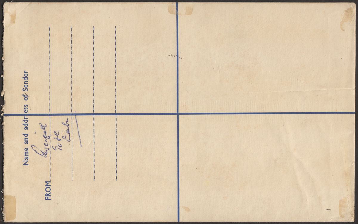 Kenya Uganda Tanganyika 1954 QEII 30c x4 Used on KGVI 40c Regd PS Cover EMBU Pmk