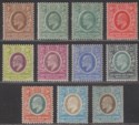 Click for more photos and details East Africa Uganda 1907 King Edward VII Set Mint SG34-42 cat £120